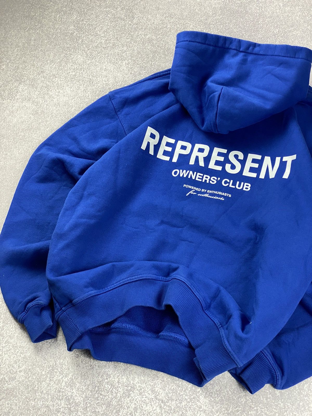 Represent Clo. Represent Owners Club Hoodie Blue Mens S/M Size US M / EU 48-50 / 2 - 3 Thumbnail