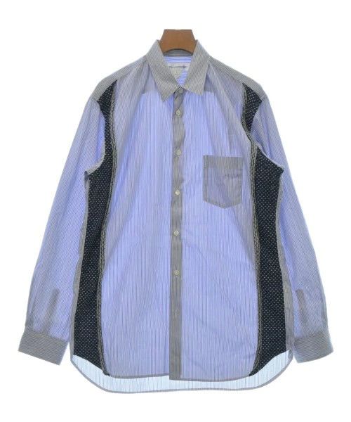 Comme des Garcons SHIRT Shirt Cotton Stripes Chest Pocket Long Sleeve Blue Size US L / EU 52-54 / 3 - 1 Thumbnail