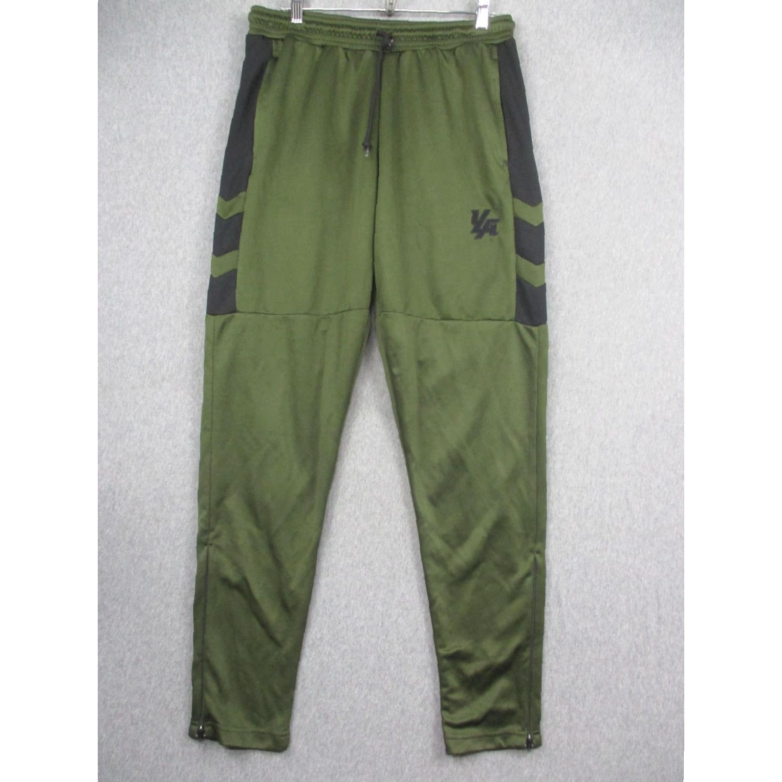 YoungLA YoungLA Mens XL Green Athleisure Joggers Athletic Polyester Drawstring Gym Pants Size US 36 / EU 52 - 6 Thumbnail
