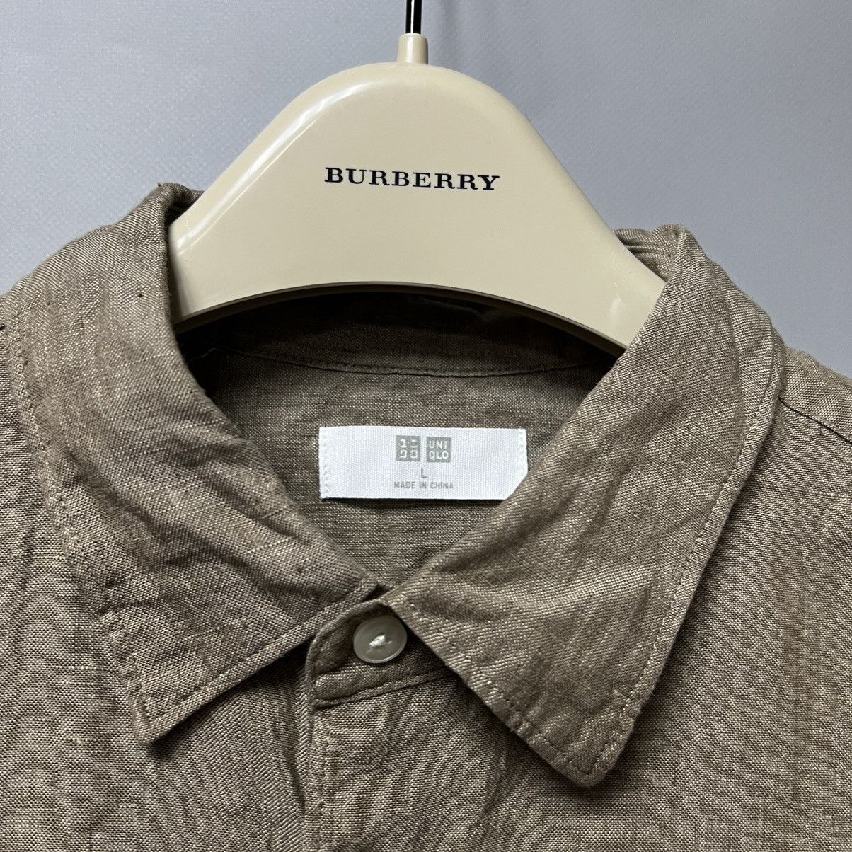 Japanese Brand × Uniqlo Uniqlo 100% Linen Shirt men’s Size US L / EU 52-54 / 3 - 7 Thumbnail