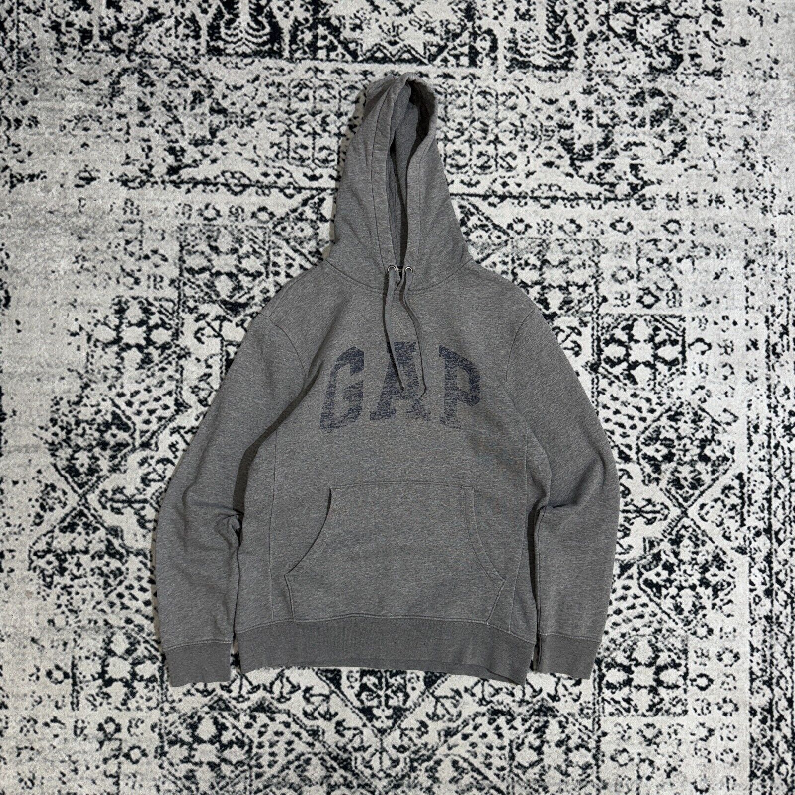 Gap × Vintage Vintage Gap Unisex Gray Cotton Hoodie Size S Y2K 90s Archive Size US S / EU 44-46 / 1 - 1 Thumbnail