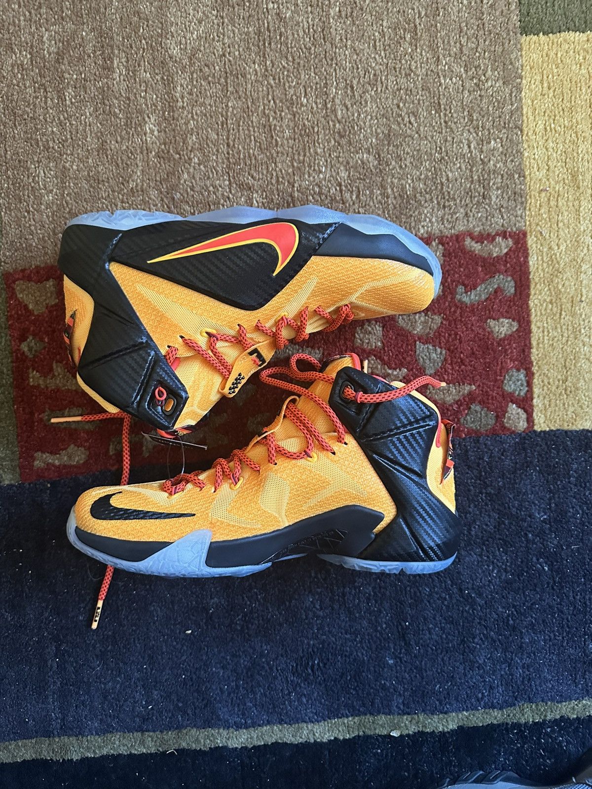 Nike LeBron XII 684593 830 Size US 8 / EU 41 - 2 Thumbnail