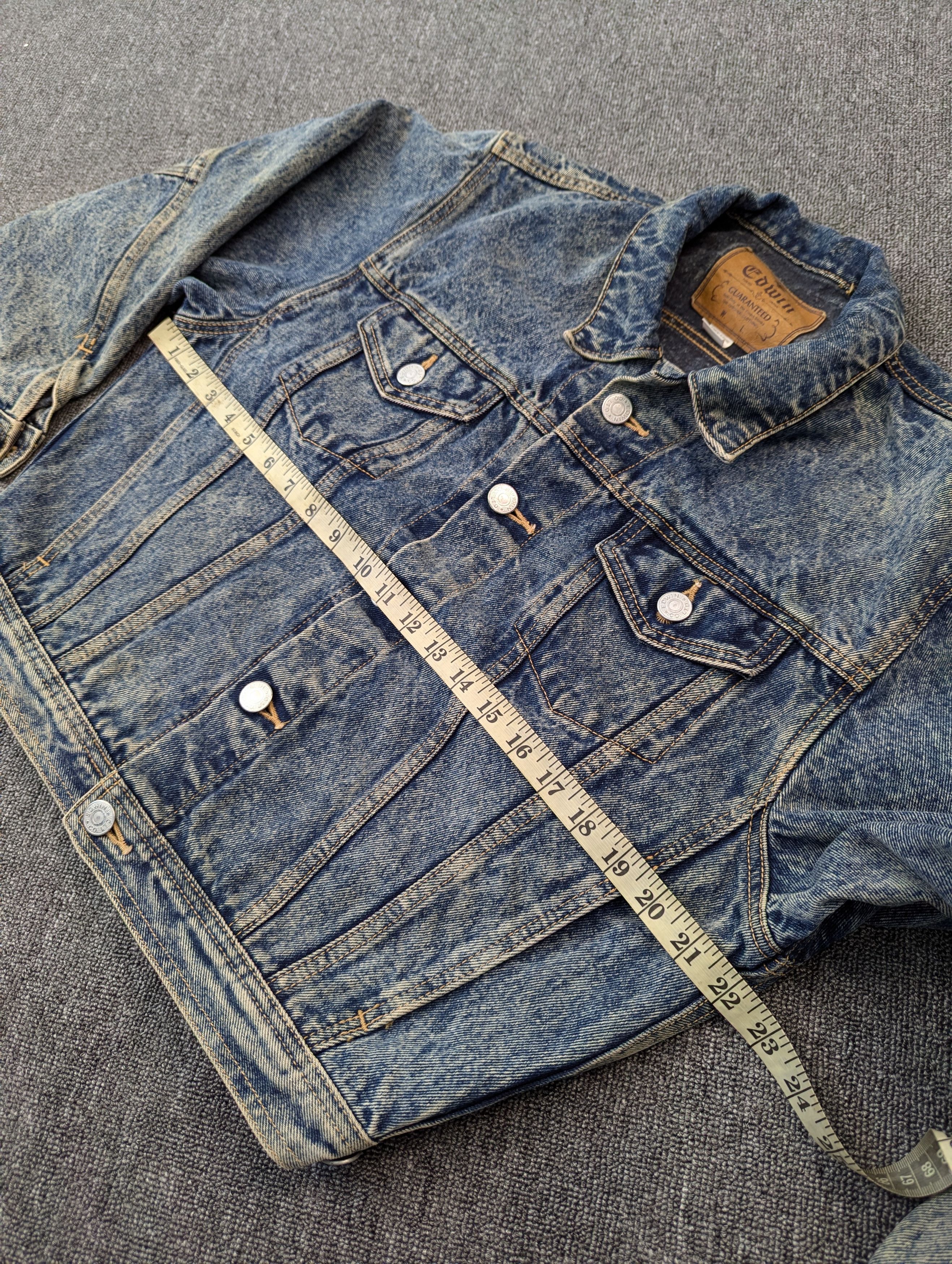 Edwin Vintage Edwin Acid Wash Denim Jacket Size US S / EU 44-46 / 1 - 16 Thumbnail