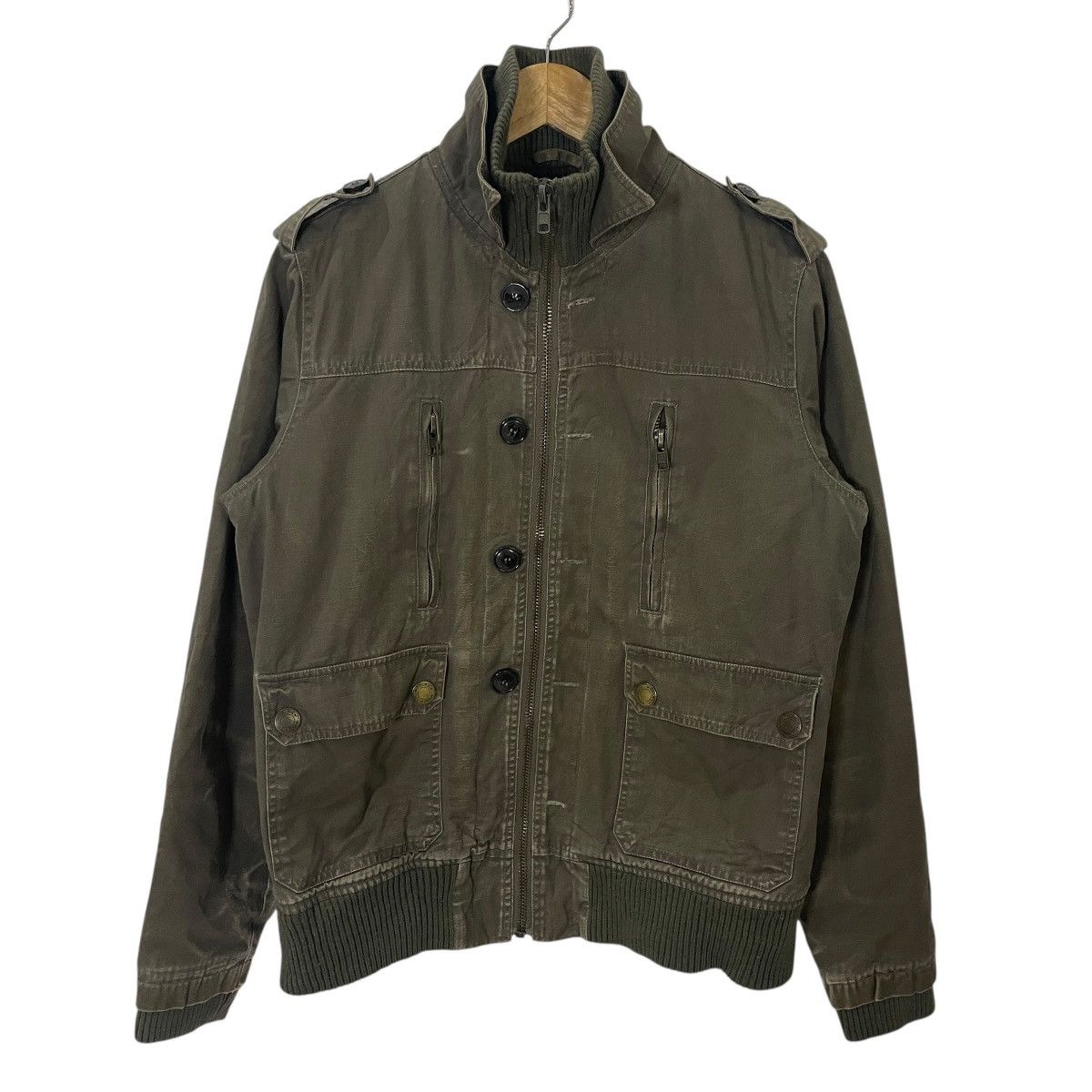 Woolrich Woolen Mills Vintage Woolrich Tactical Zipper Ups Jacket Size US M / EU 48-50 / 2 - 1 Thumbnail