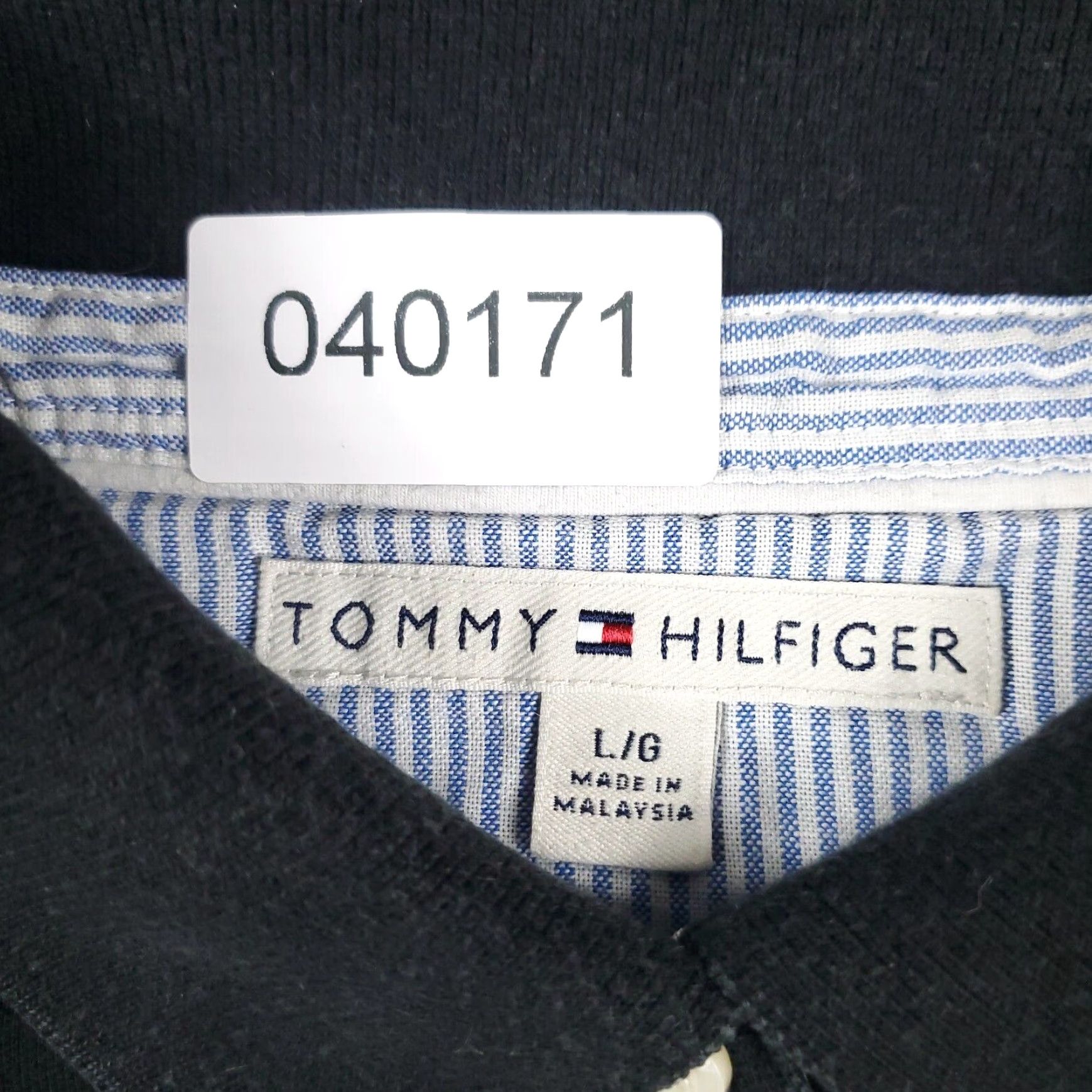 Tommy Hilfiger Tommy Hilfiger Polo Shirt Womens Large Black Casual Short Sleeve Ladies Size L / US 10 / IT 46 - 7 Thumbnail
