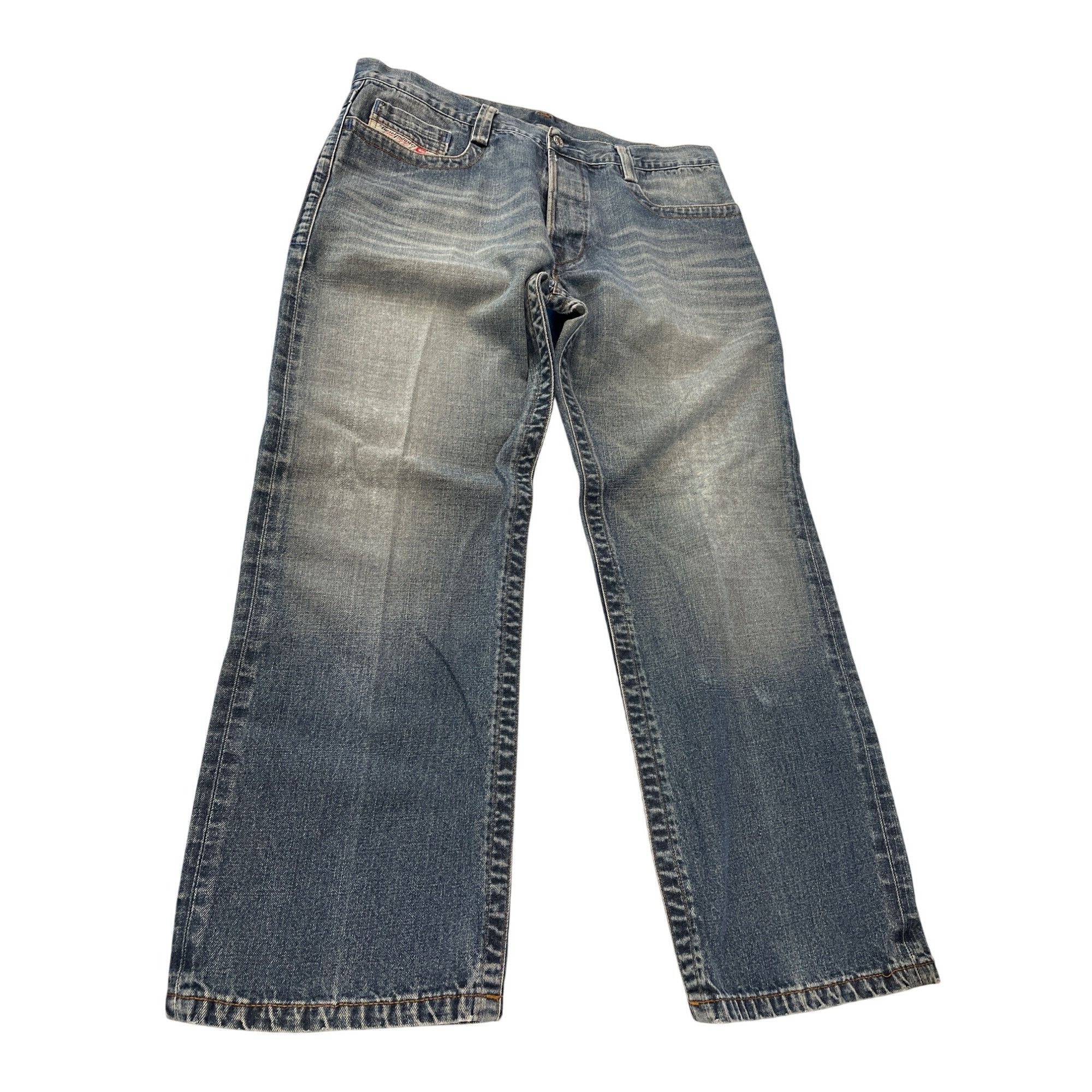Diesel Diesel Industry Mens Y2K Classic Blue Straight Jeans Size 36 Size US 36 / EU 52 - 1 Thumbnail