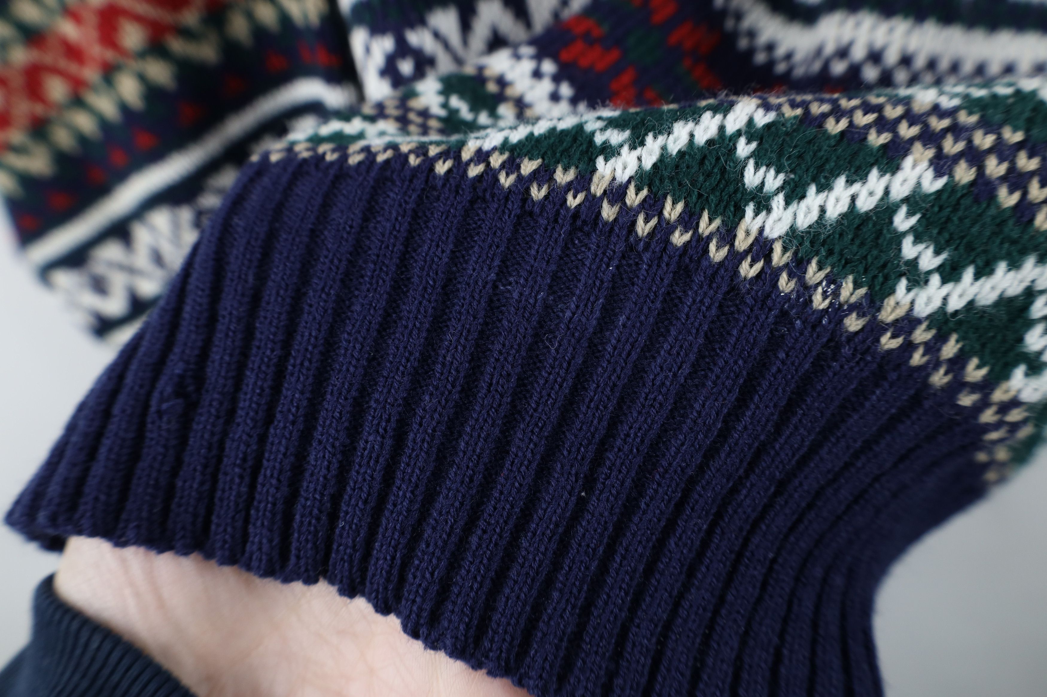 Vintage Vintage 90s Streetwear Fair Isle Crewneck Sweater Acrylic Size US L / EU 52-54 / 3 - 5 Thumbnail