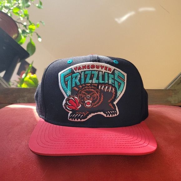 Mitchell & Ness Mitchell & Ness Vancouver Grizzlies Nostalgia Red Panel Cap Size ONE SIZE - 2 Thumbnail