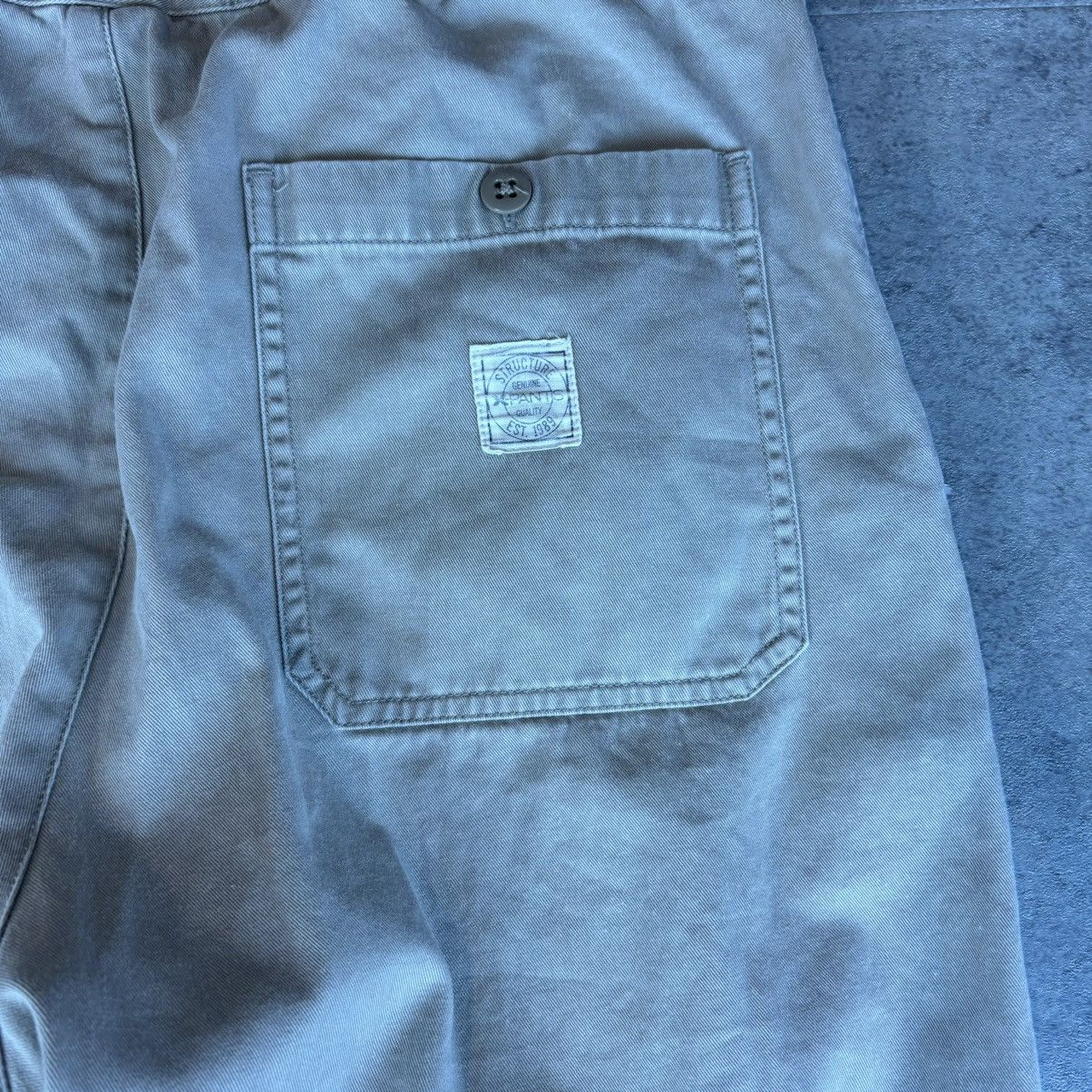Structure Y2k tan structure double knee cargo pants Size US 34 / EU 50 - 8 Thumbnail