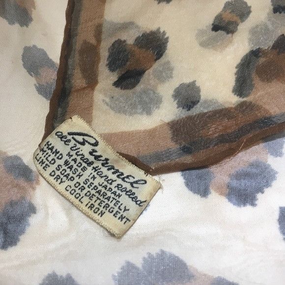 Vintage Vintage Burnel Leopard Animal Print Long Scarf Size ONE SIZE - 7 Thumbnail