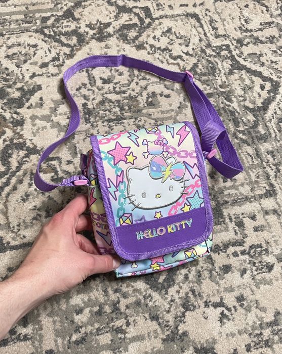 Vintage Vintage Multicolor Fullprint Hello Kitty Crossbody Bag Opium ...