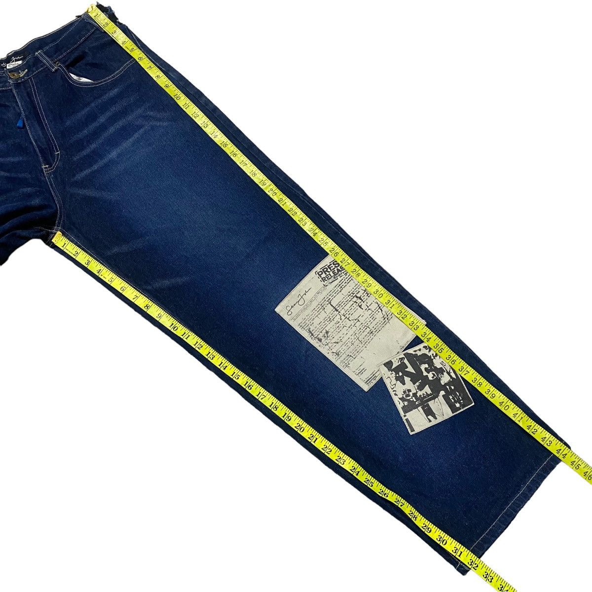 Sean John Vintage Y2K Sean John Denim Baggy Jeans Patchwork Size US 32 / EU 48 - 21 Thumbnail