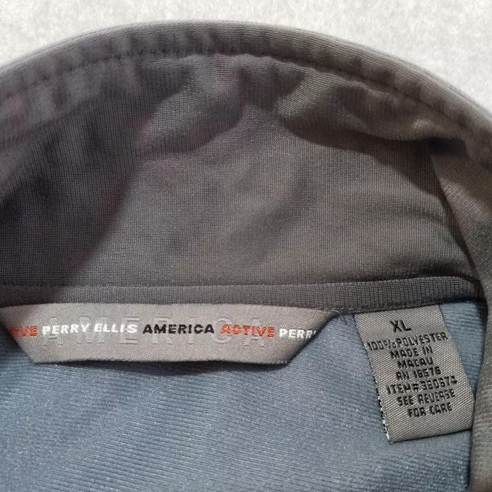 Perry Ellis Perry Ellis Track Jacket Mens XL Gray America Activewear Size US XL / EU 56 / 4 - 5 Thumbnail