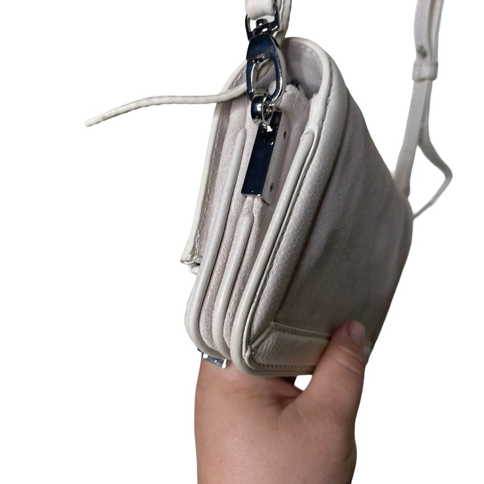 Zadig & Voltaire Zadig & Voltaire Rock Nano Novel Bag Flash stone washed whit Size ONE SIZE - 6 Thumbnail