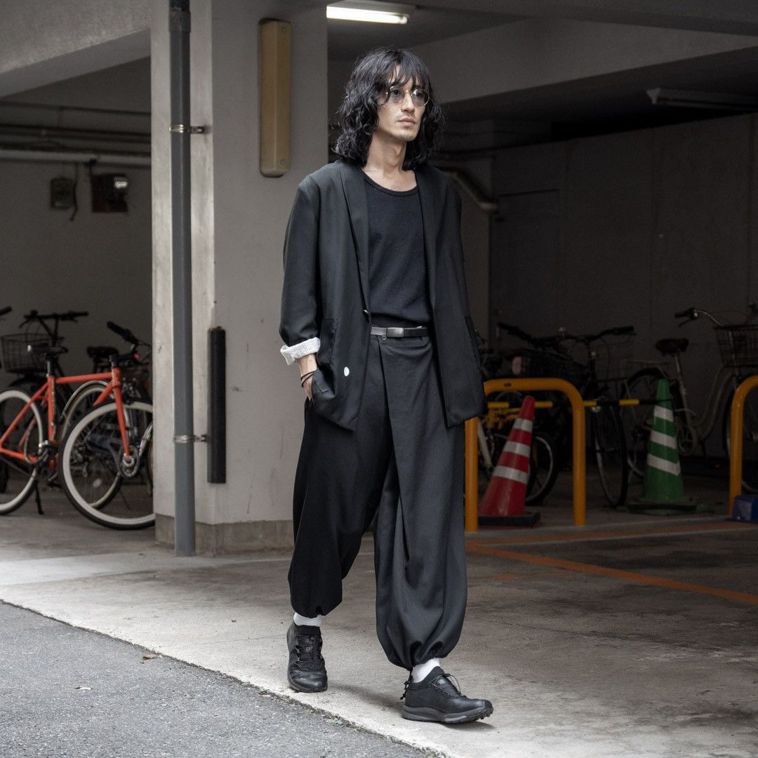 Yohji Yamamoto Yohji Yamamoto Pour Homme - W/GABARDINE Left Tuck Pant Size US 30 / EU 46 - 13 Thumbnail