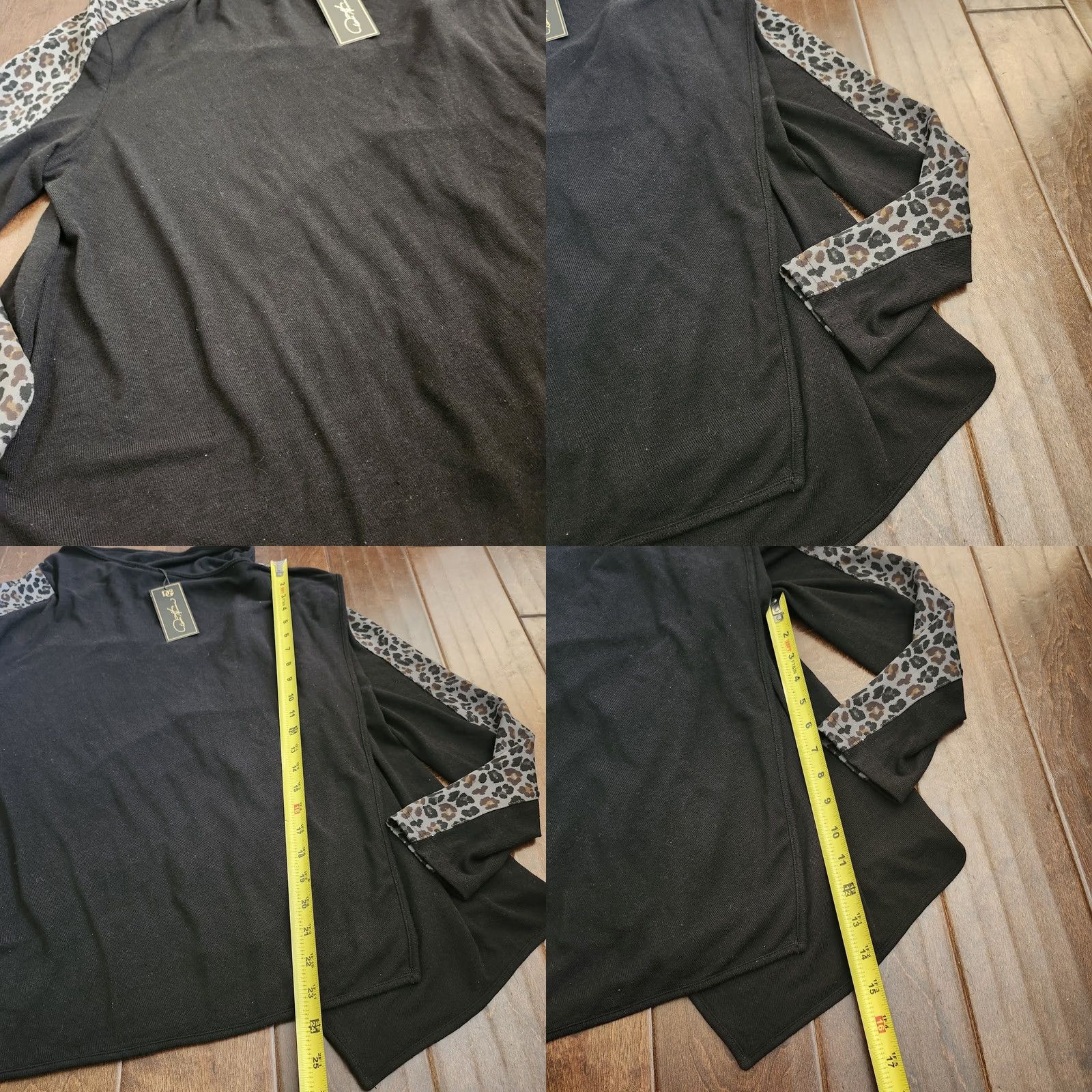 Vintage DG2 Diane Gilman Black Snake Knit Drape-Front Easy Jacket L Womens Regular Zip KnIT Solid Snake Casual Party/Cocktail Travel 90s? Size L / US 10 / IT 46 - 8 Thumbnail