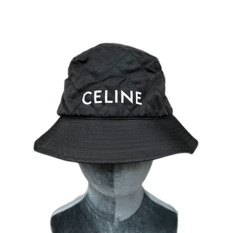 Celine celine quilted black bucket hat Size ONE SIZE - 1 Thumbnail