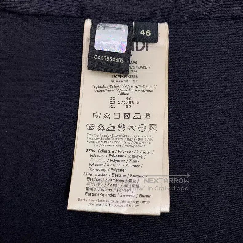 Fendi Fendi Black Classic Double F Full Print Hooded Zip-up Long Size US S / EU 44-46 / 1 - 6 Thumbnail