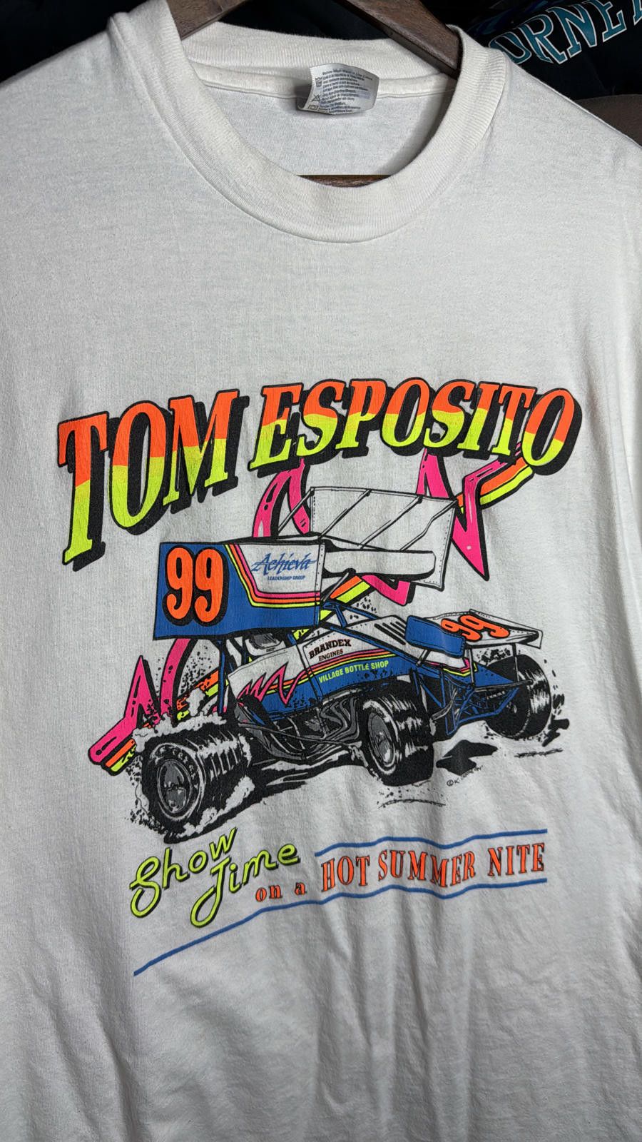 Hanes Vintage Tom Esposito Racing T-Shirt Size US XXL / EU 58 / 5 - 2 Thumbnail