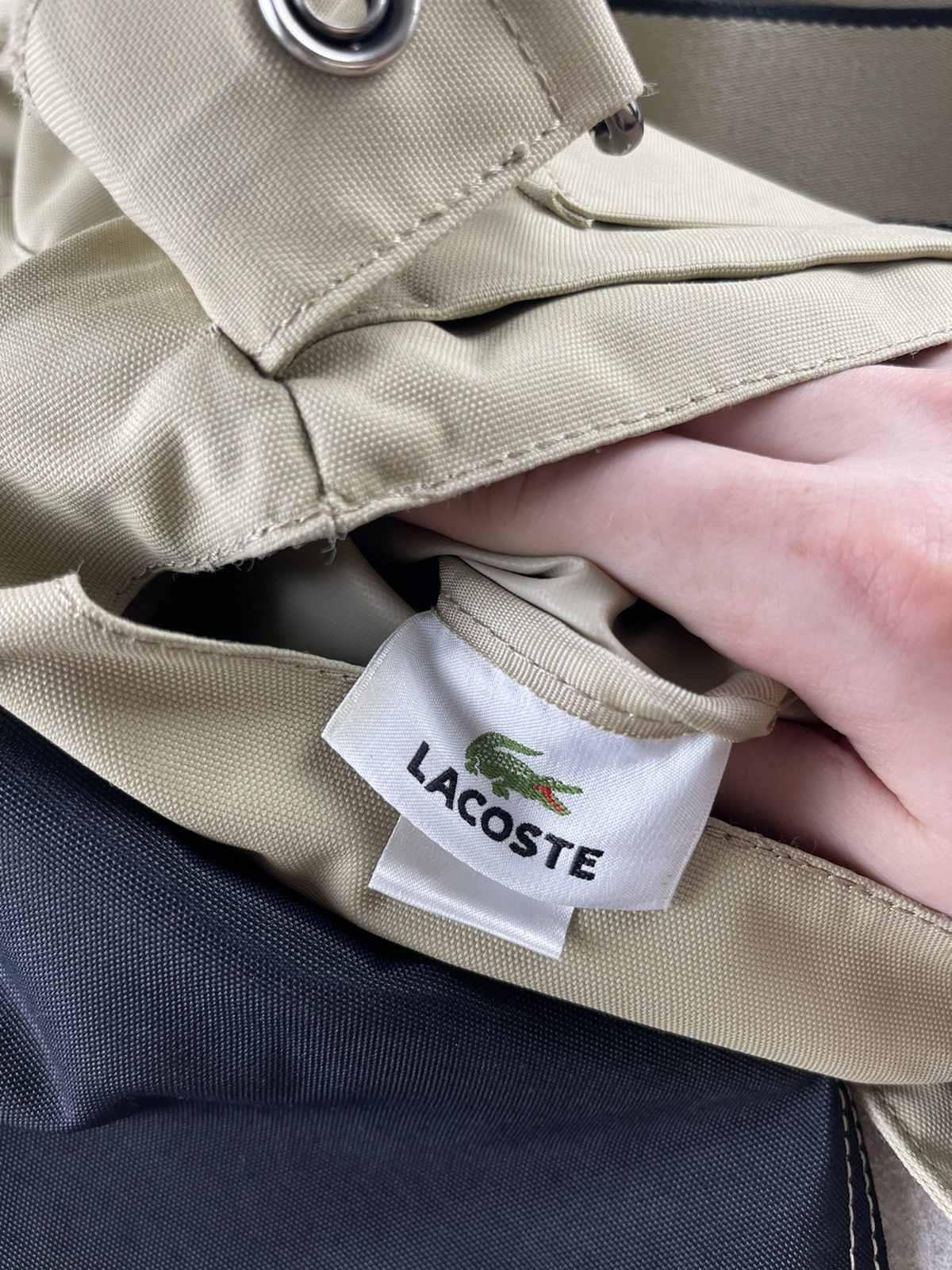 Lacoste Lacoste Canvas Messenger Crossbody Bag Shoulder Satchel Logo Size ONE SIZE - 13 Thumbnail