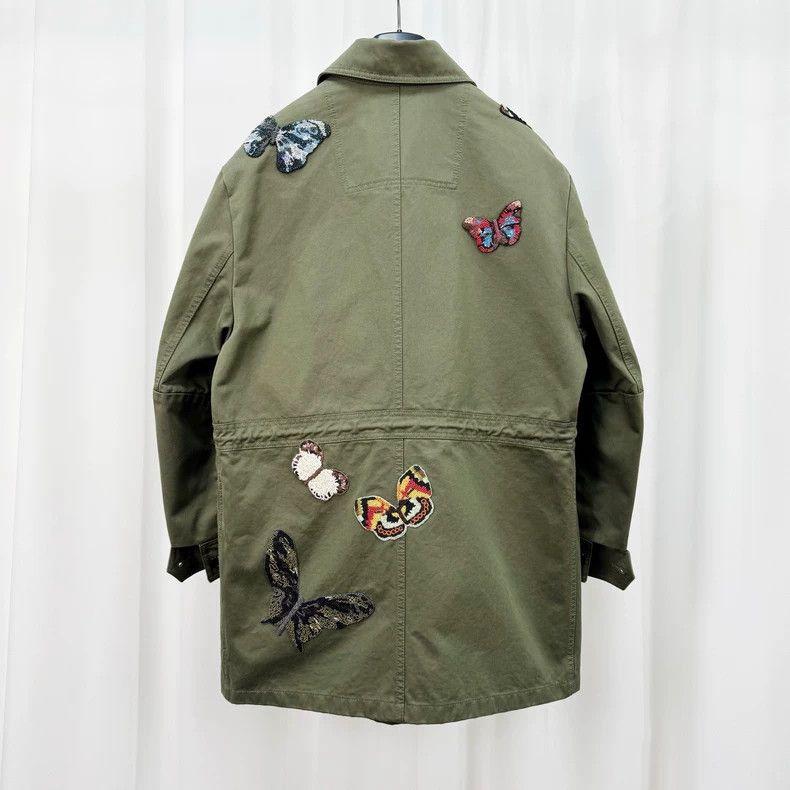 Valentino Valentino Heavy studded beaded embroidered butterfly jacke Size US XS / EU 42 / 0 - 2 Thumbnail