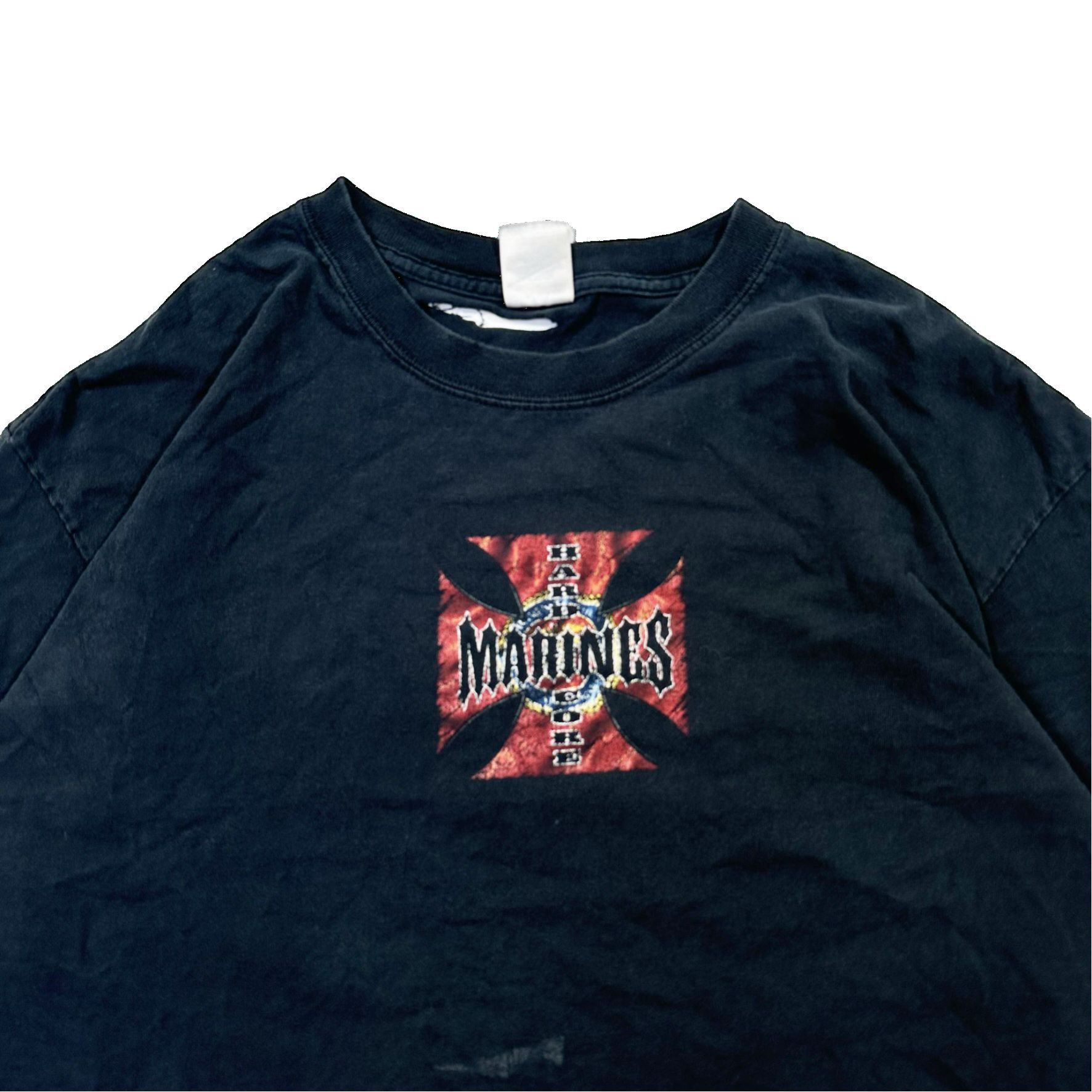Vintage Vintage 00s Hard Core Marines Choppers Inspired Graphic Size US XL / EU 56 / 4 - 2 Thumbnail