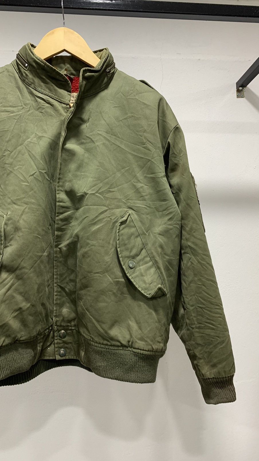 Vintage Vintage 60s Pilot Jacket Military Rare Size US L / EU 52-54 / 3 - 2 Thumbnail