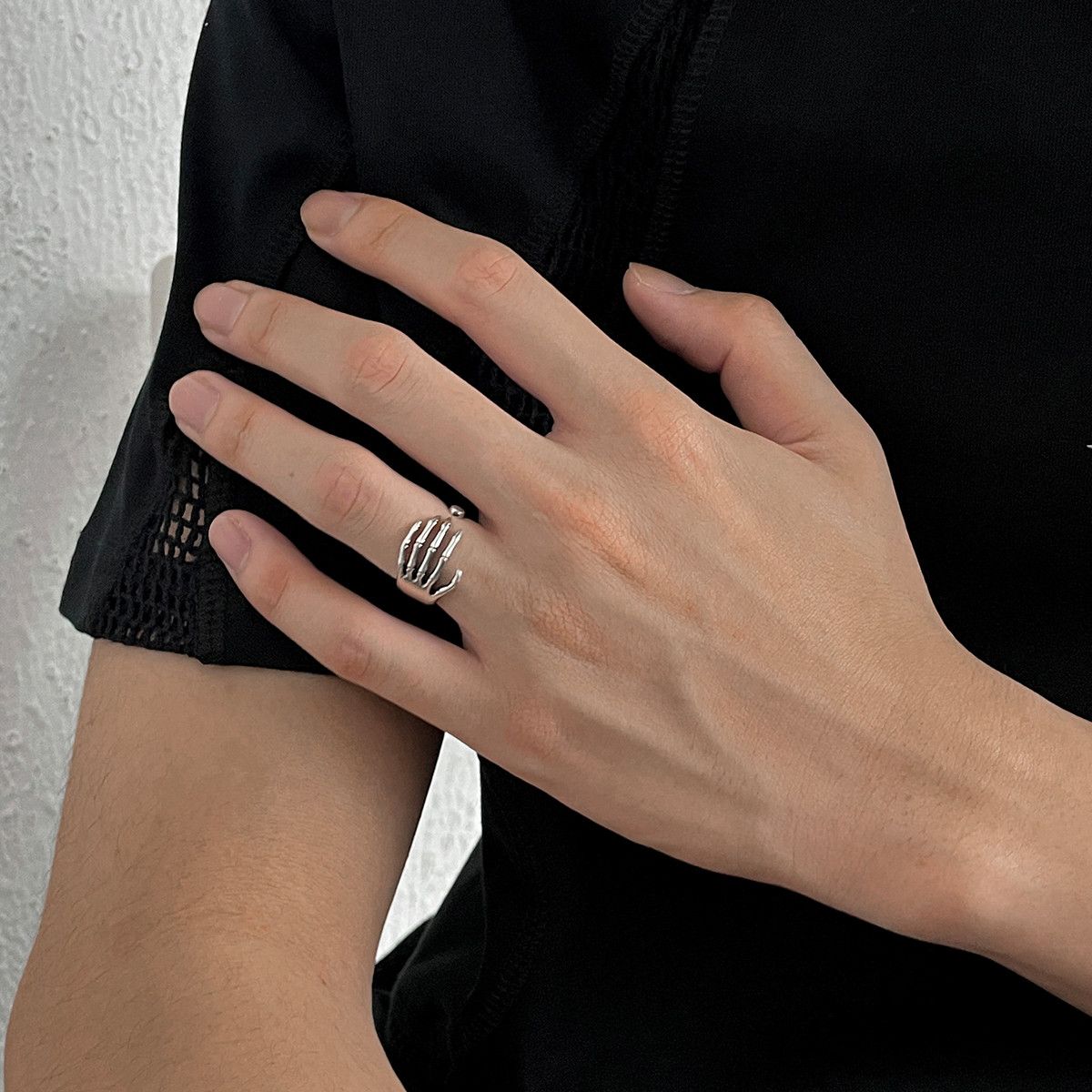 Jewelry Future Jewelry Rings Open Size Chrome Ring (Size 7-13) Size ONE SIZE - 3 Thumbnail