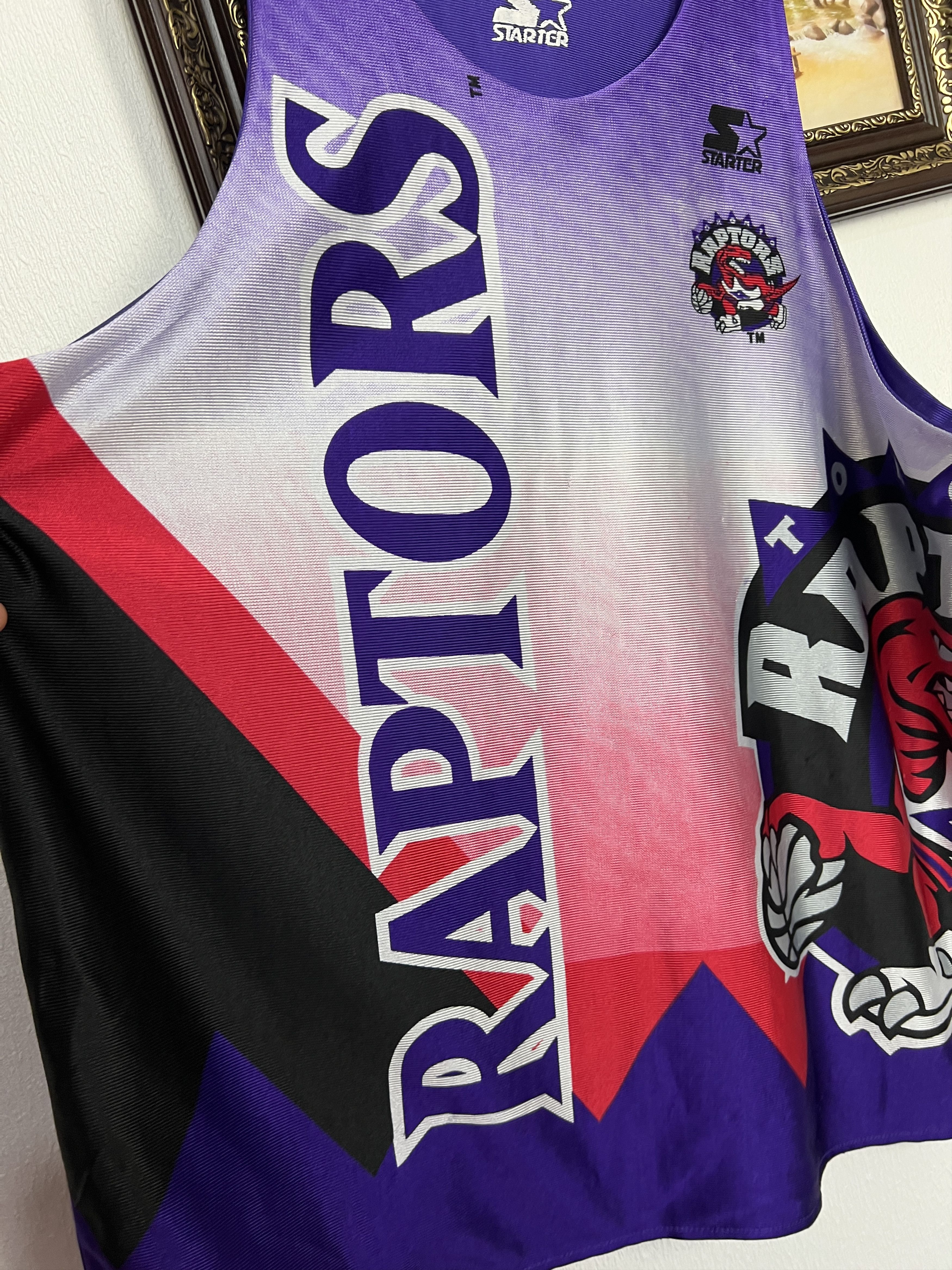 Starter Vintage Toronto Raptors Reversible Jersey Warm Up Trikot Size US XL / EU 56 / 4 - 3 Thumbnail