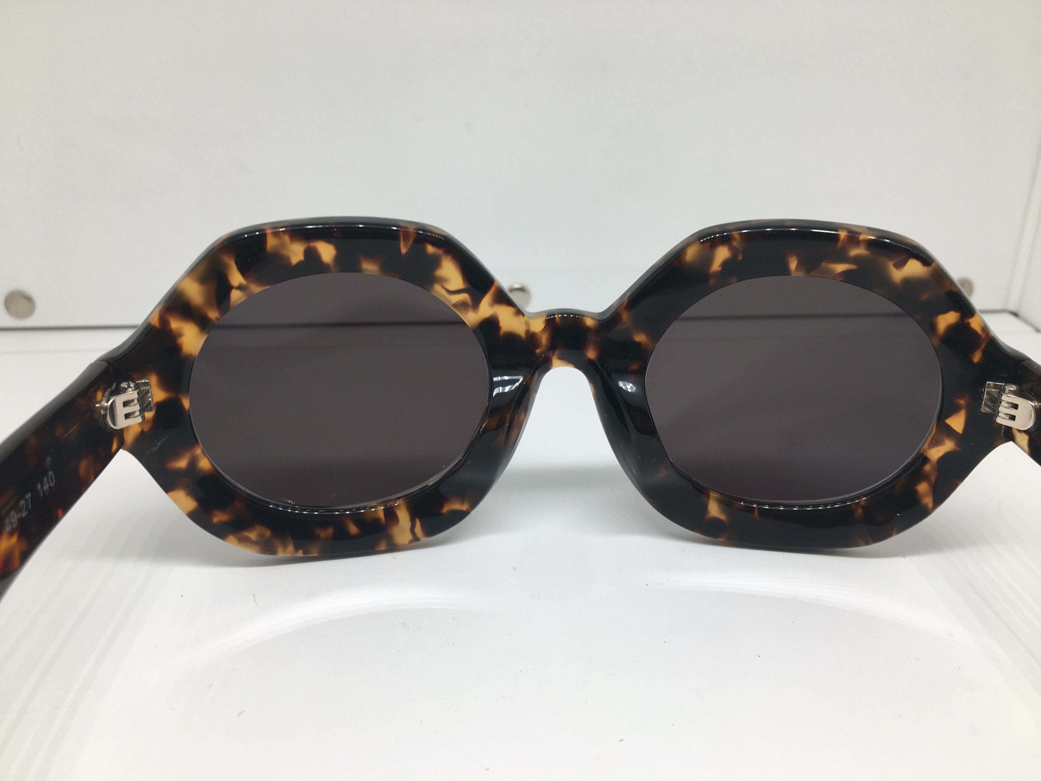 Other Eye-tech Toyko Tortoise Chunky Sunglasses Frame Size ONE SIZE - 4 Thumbnail
