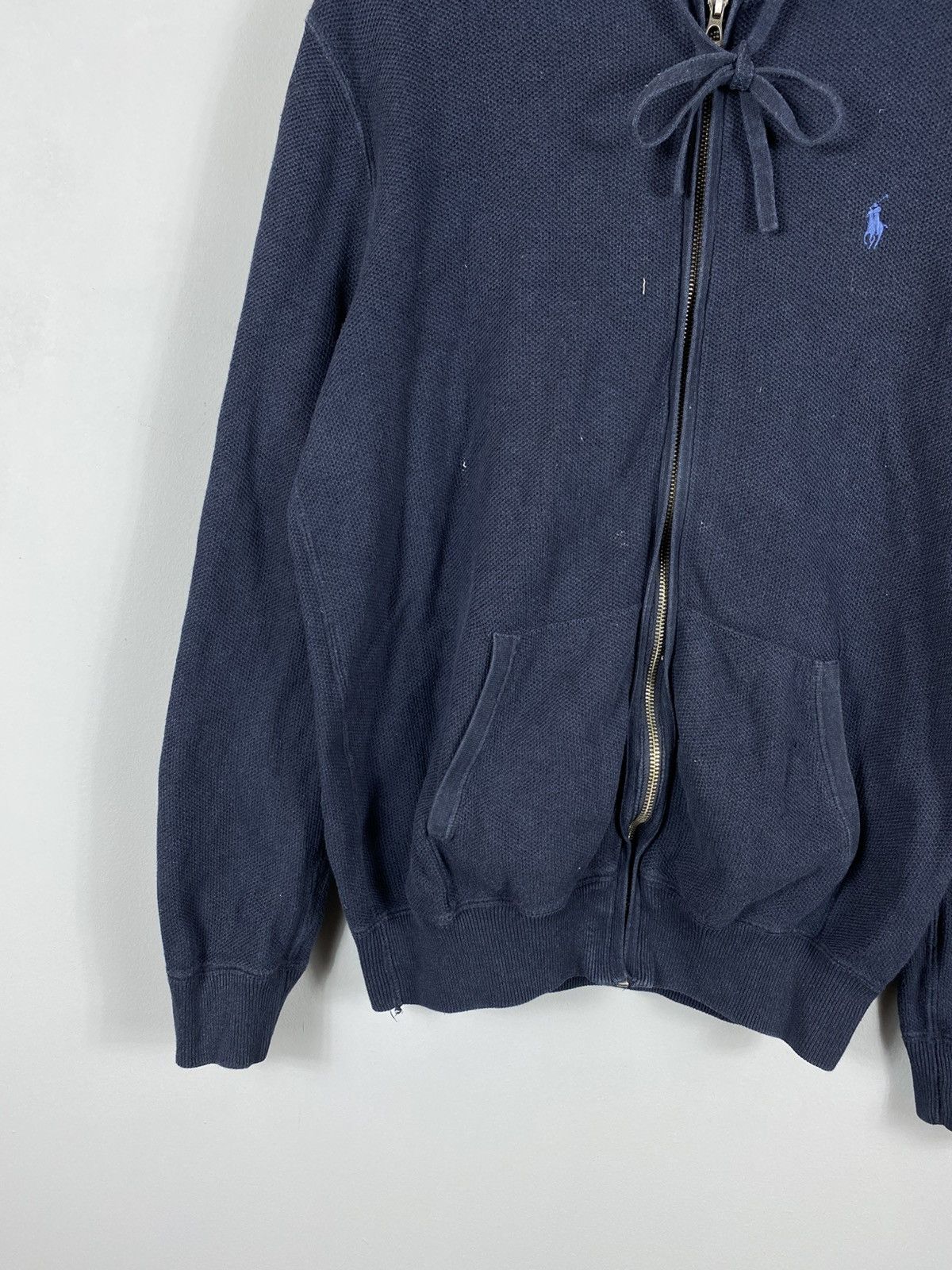Polo Ralph Lauren × Ralph Lauren × Vintage Interesting Polo Ralph Lauren Zip Hoodie Y2K chief keef Size US M / EU 48-50 / 2 - 3 Thumbnail