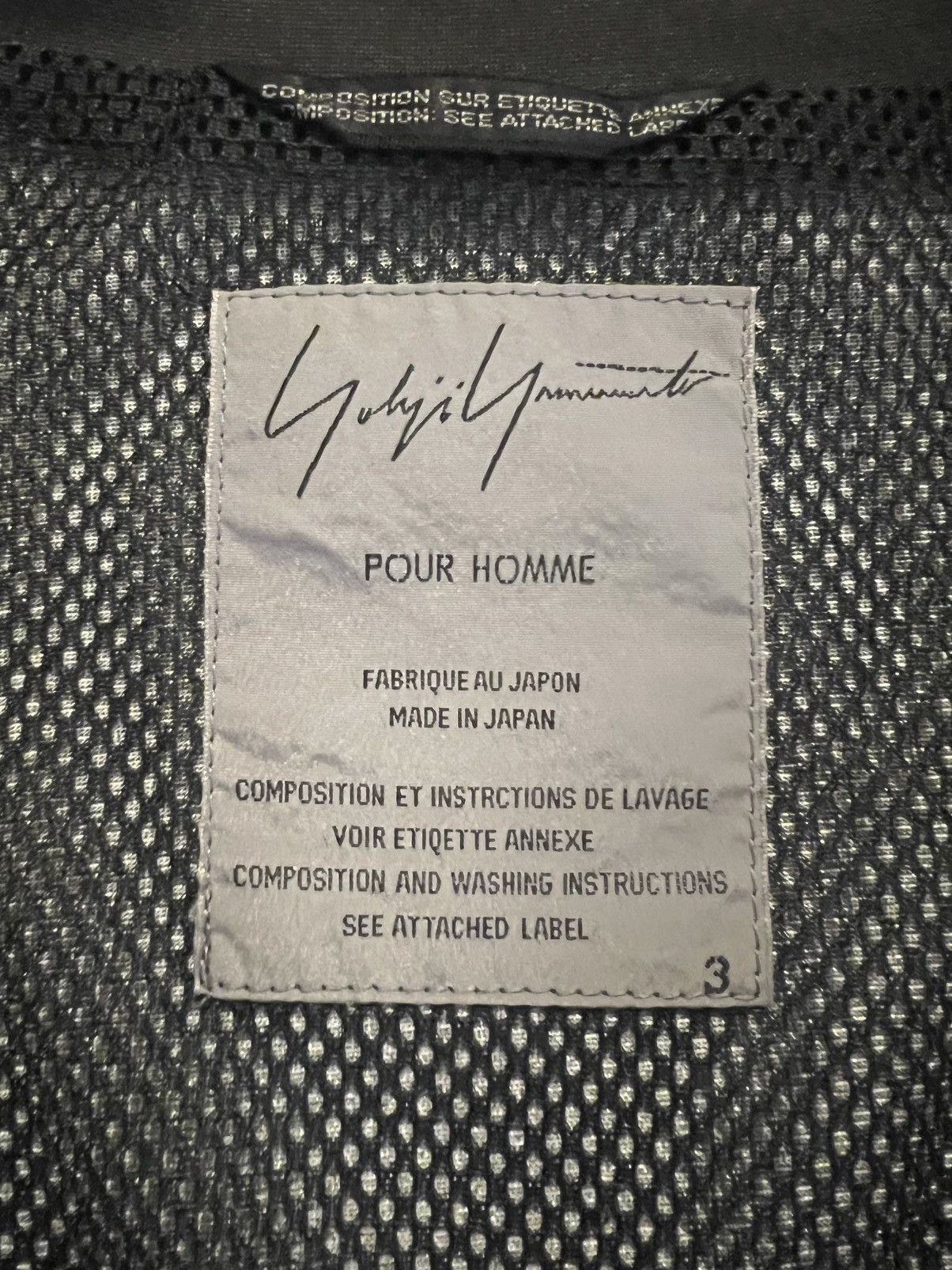 Yohji Yamamoto Yohji Yamamoto Pour Homme SS02 Dog Token Track Jacket Size US L / EU 52-54 / 3 - 4 Thumbnail
