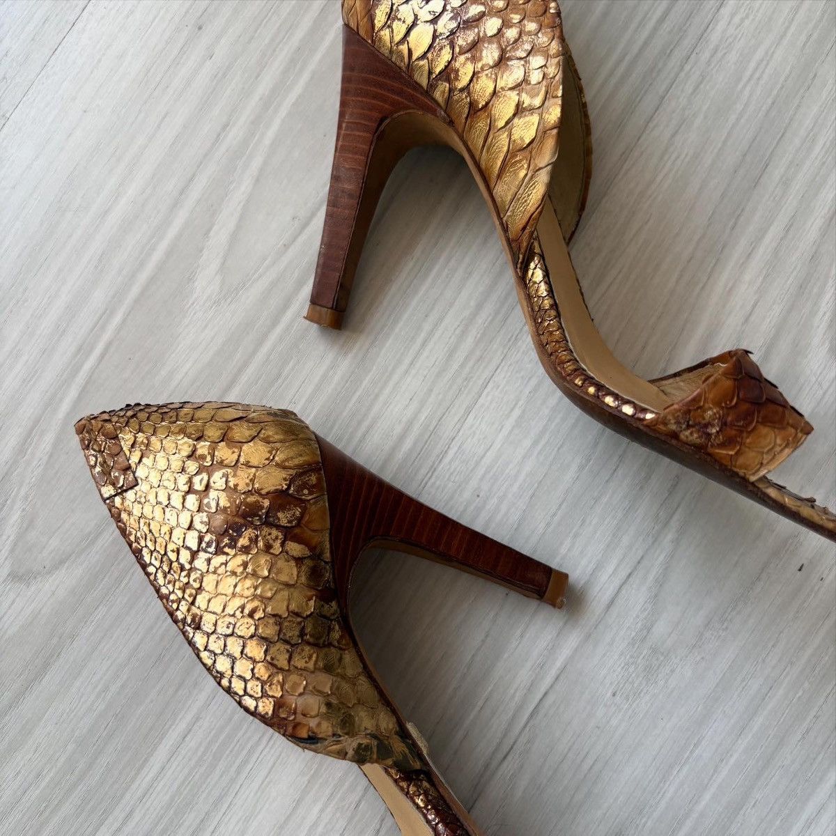 Pedro Garcia Pedro Garcia python snake heels Size US 6.5 / IT 36.5 - 3 Thumbnail