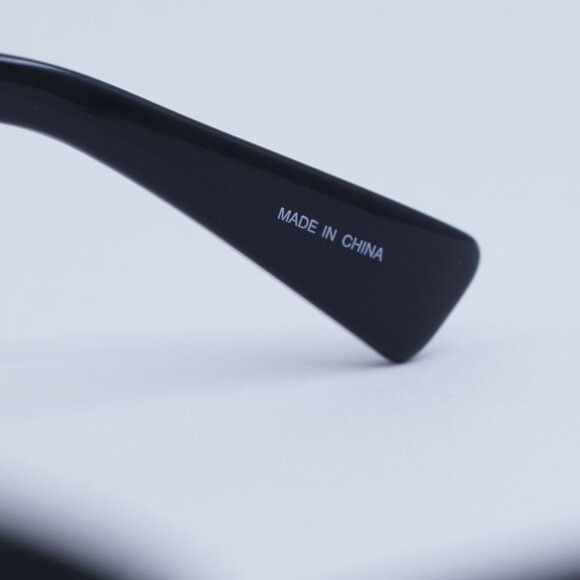 Moschino Moschino MOS109/S 0807 IR Sunglasses Black Cat Eye Frame Size ONE SIZE - 11 Thumbnail