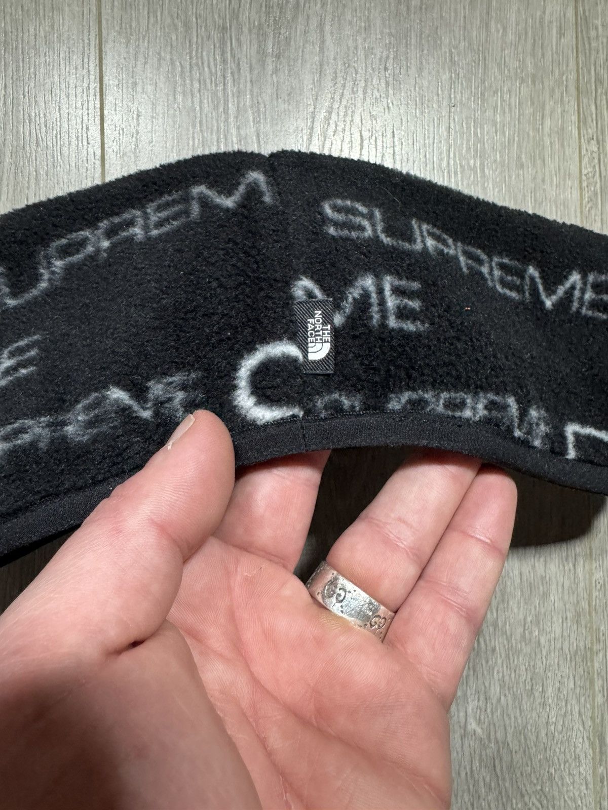 Supreme × The North Face 2021 Supreme x The North Face Tech Headband 'Black' Size ONE SIZE - 4 Thumbnail