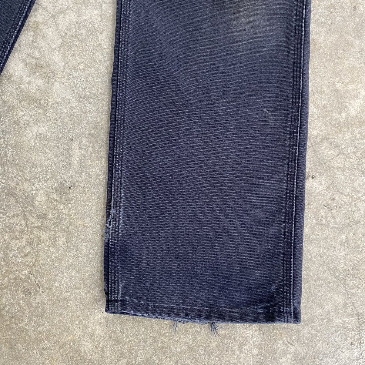 Carhartt Vintage Carhartt Faded Midnight Blue Carpenter Pants Size US 31 - 10 Thumbnail