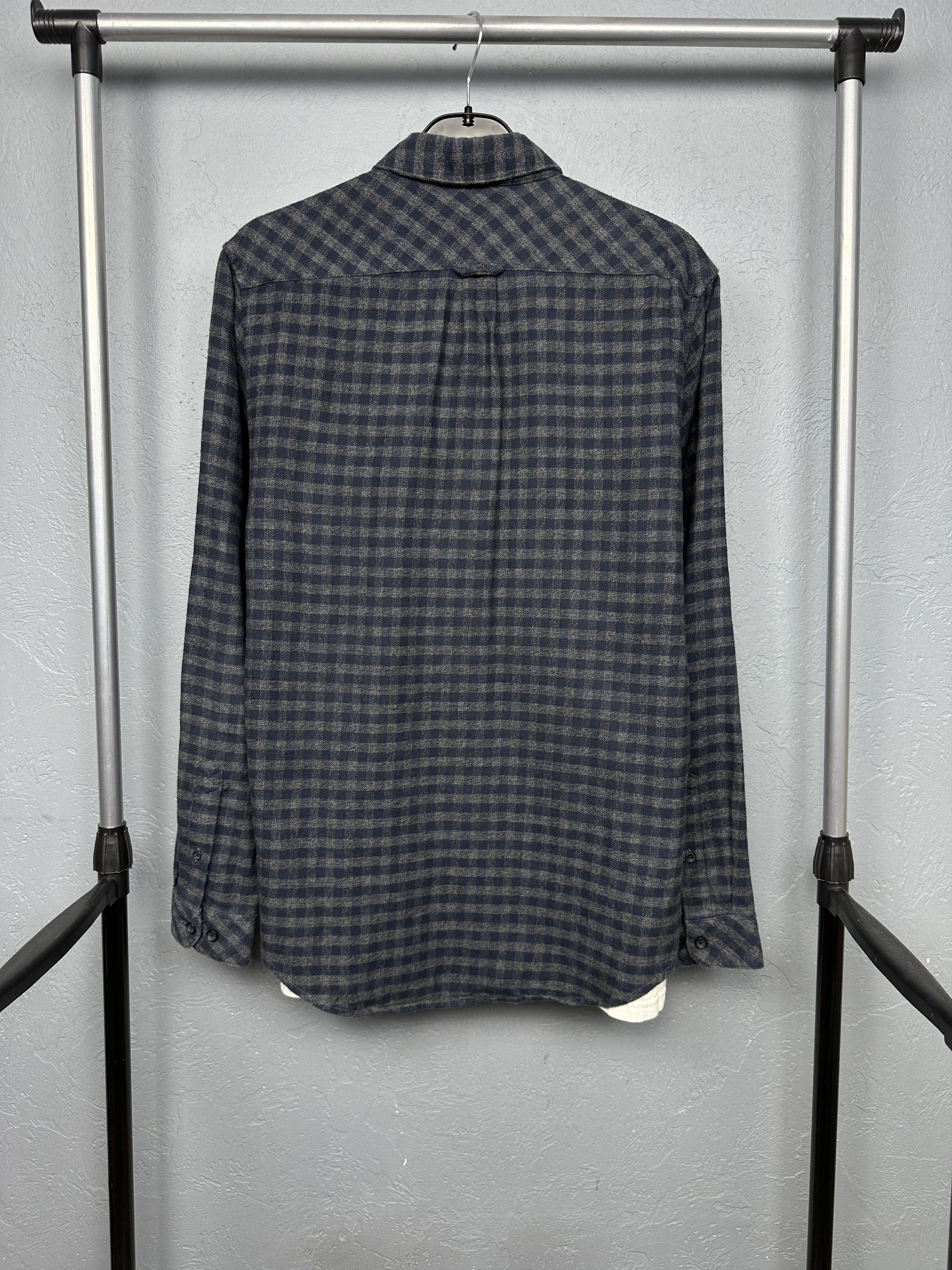 Samsoe Samsoe Samsoe & Samsoe Mens Flannel Plaid Shirt Size US M / EU 48-50 / 2 - 6 Thumbnail