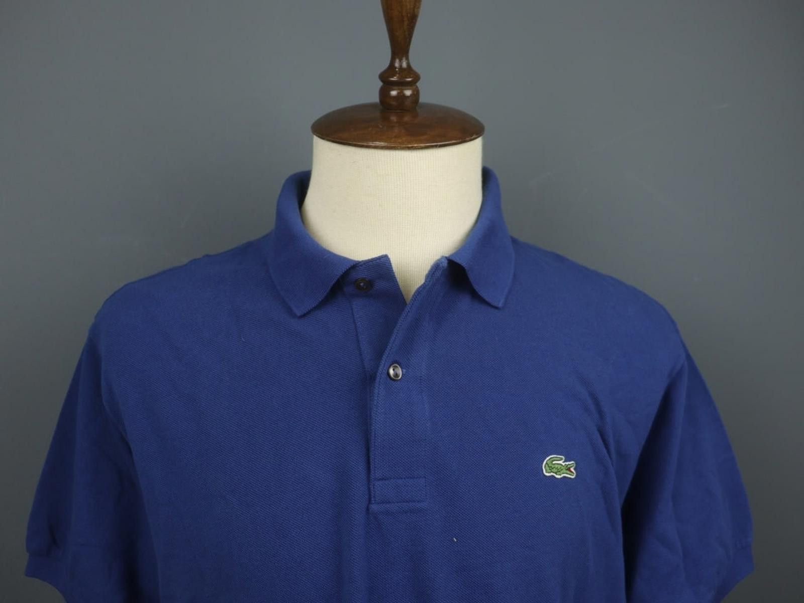 Lacoste Lacoste Blue 100% Cotton Collared Polo Shirt Size 4XL Size US XXL / EU 58 / 5 - 12 Thumbnail
