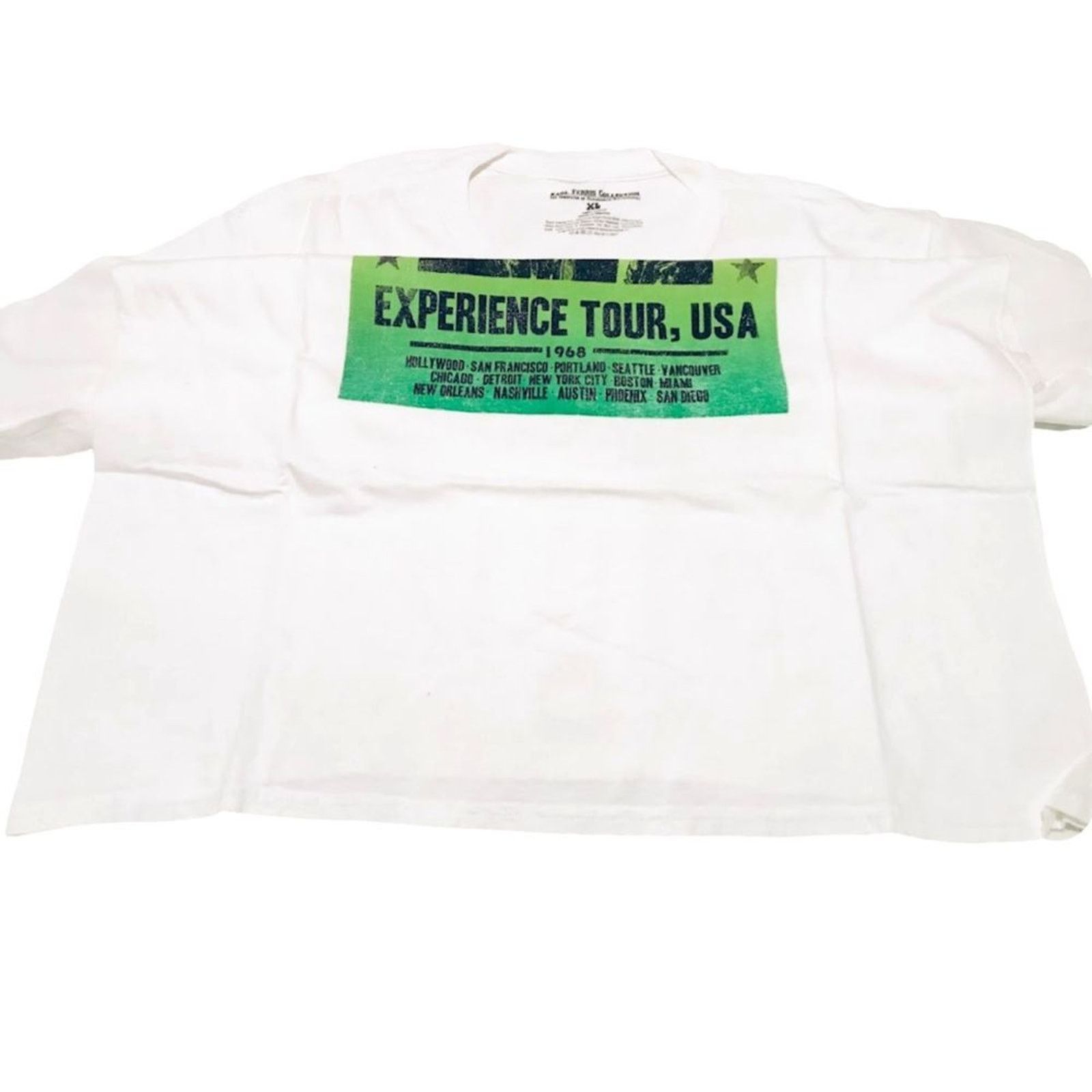 The Unbranded Brand Karl Ferris Collection Jimmy Hendrix Men`s T-shirt White XL Size US XL / EU 56 / 4 - 2 Thumbnail