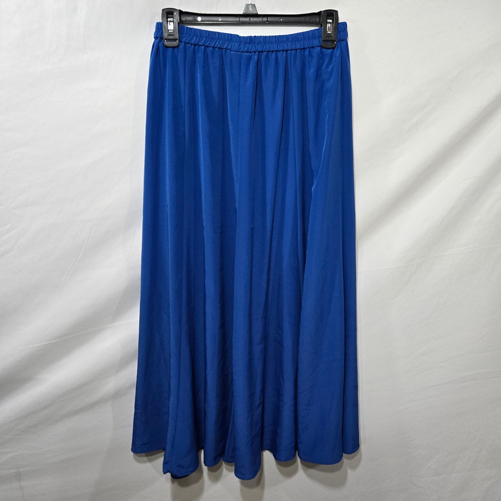 Vintage 70s Blue Short Sleeve Top Midi Skirt Scarf 3 Piece Set XL Size XL / US 12-14 / IT 48-50 - 13 Thumbnail