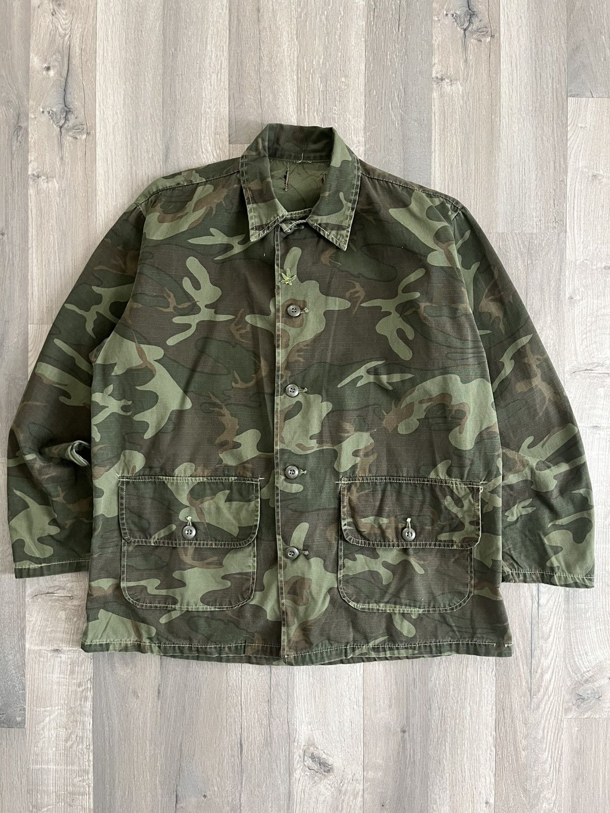 SafTbak Vintage SafTbak Woodland Camo Jacket Size US L / EU 52-54 / 3 - 1 Thumbnail