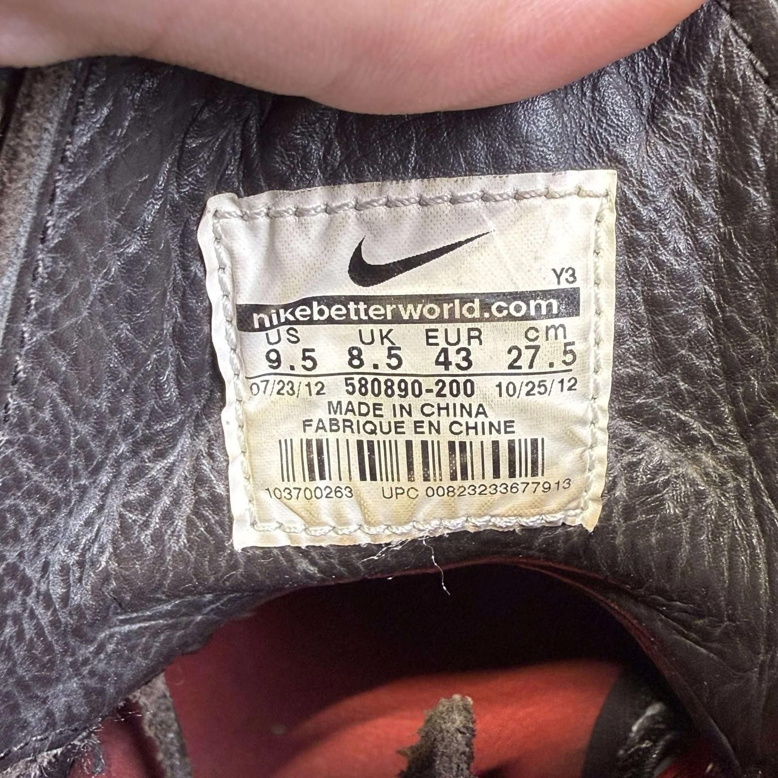 Nike Nike LeBron 10 EXT Cork 9.5 Used OG Box 580890-200 Size US 9.5 / EU 42-43 - 9 Thumbnail