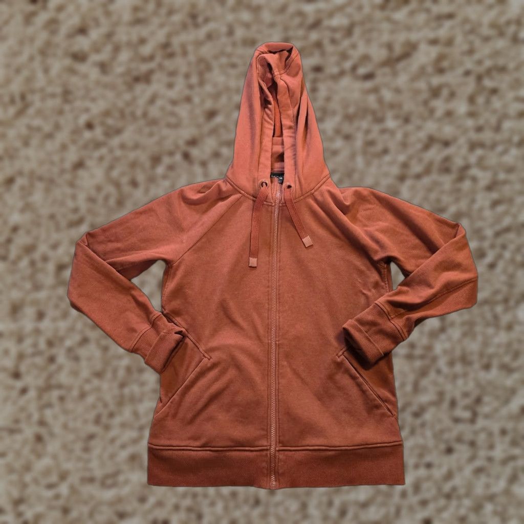Athleta Athleta Jacket Womens L Brown Triumph Hoodie Full Zip Athletic Stretch - Shirt? (Note: Original title says Type: Hoodie; keep category as Hoodie) Size L / US 10 / IT 46 - 1 Thumbnail