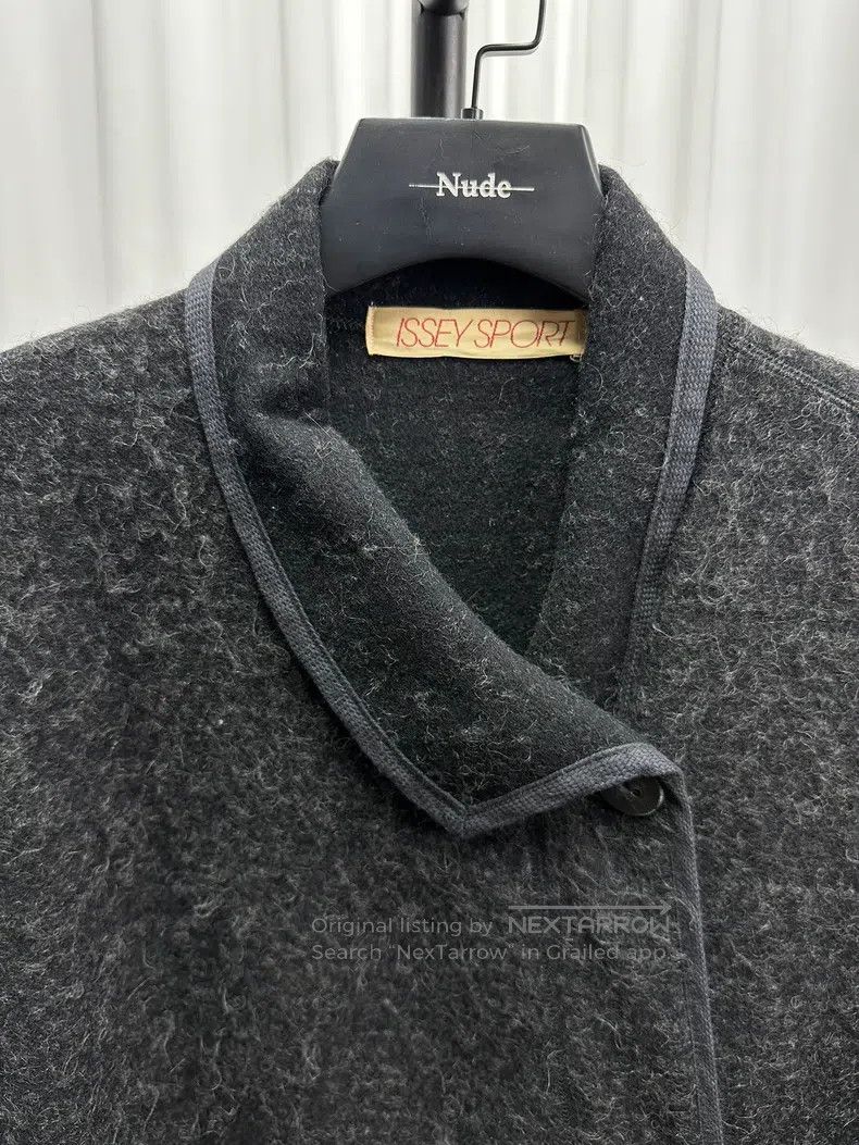 Issey Miyake Issey Miyake Early Deconstructed Wool Coat Size L / US 10 / IT 46 - 4 Thumbnail