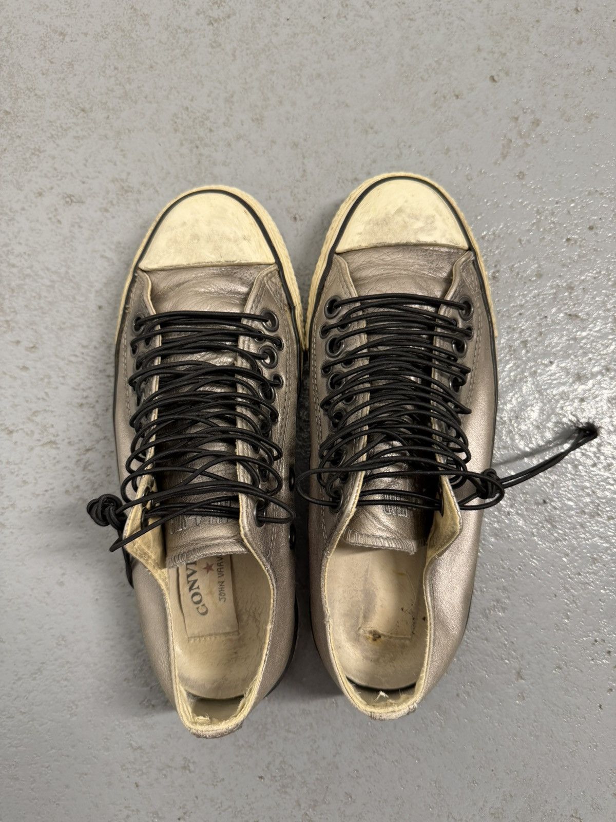 Converse John Varvatos X Converse Multi-laces Leather Sneakers Size US 7.5 / IT 37.5 - 3 Thumbnail