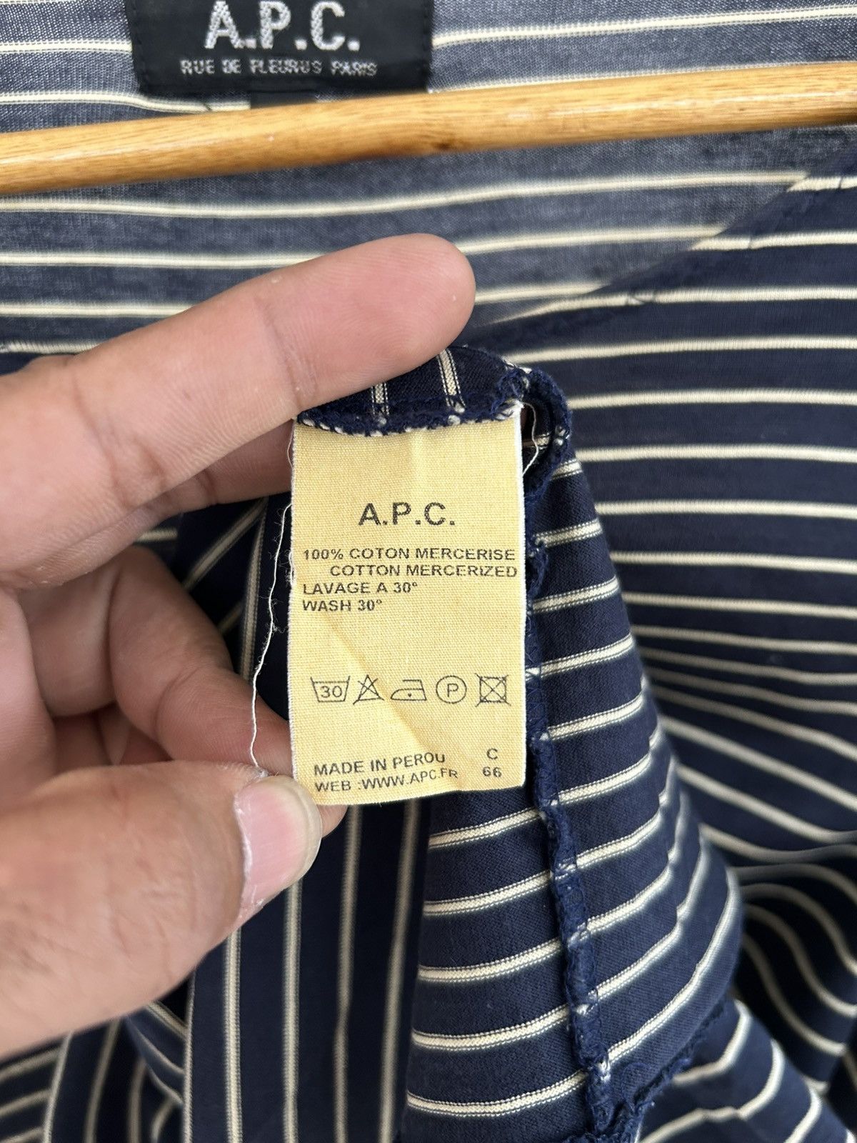 A.P.C. A.P.C Vintage Stripes Long Sleeve Size M / US 6-8 / IT 42-44 - 5 Thumbnail