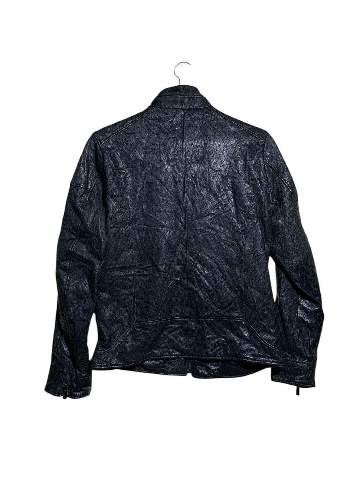 Renoma 🔥RENOMA HOMME BLACK LEATHER BIKERS JACKET Size US M / EU 48-50 / 2 - 4 Thumbnail