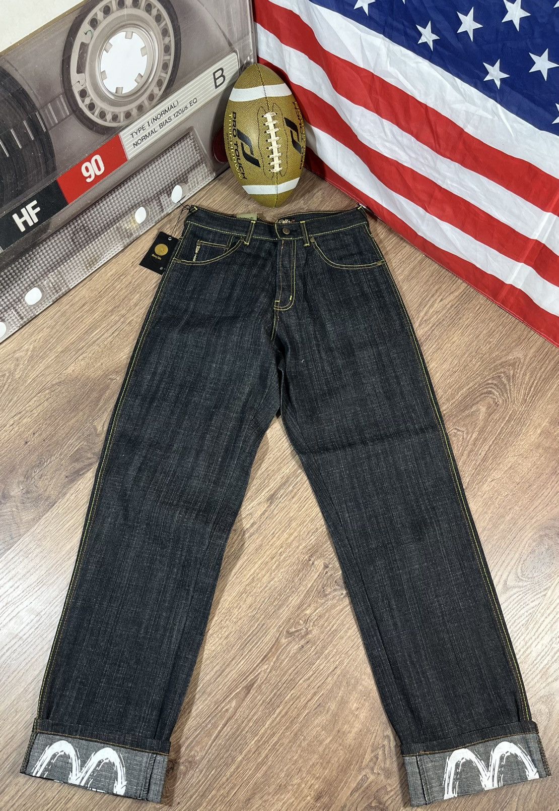 Japanese Brand × Vintage Vintage Money Talks Japanese Archival Evisu Style Jeans Size US 30 / EU 46 - 2 Thumbnail