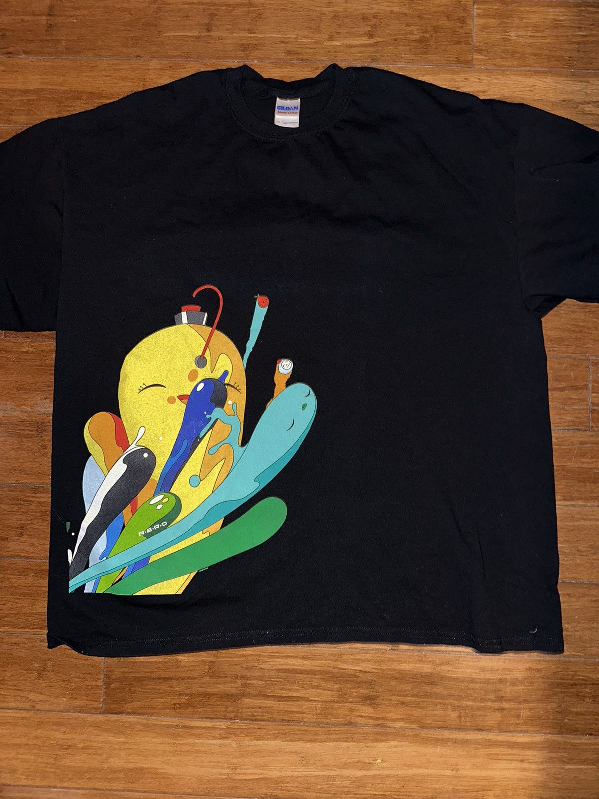 Pharrell 2010 N.E.R.D t shirt Size US XXL / EU 58 / 5 - 1 Thumbnail