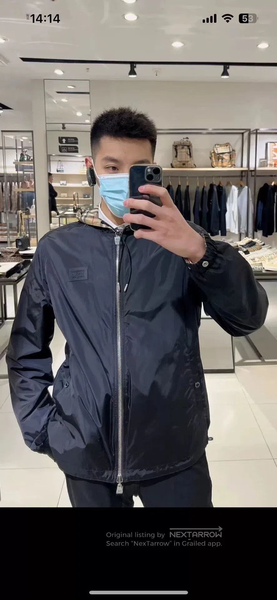 Burberry Burberry Vintage Reversible Check Hooded Jacket. Size US M / EU 48-50 / 2 - 8 Thumbnail